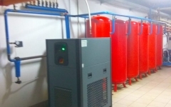 Установка вертикального ресивера сжатого воздуха Fiac 900 литров