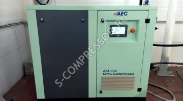 Ремонт и обслуживание винтового компрессора AEC AA6 - 37A