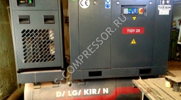 Проведение технического обслуживания винтового компрессора Dalgakiran Tidy 20 Compact