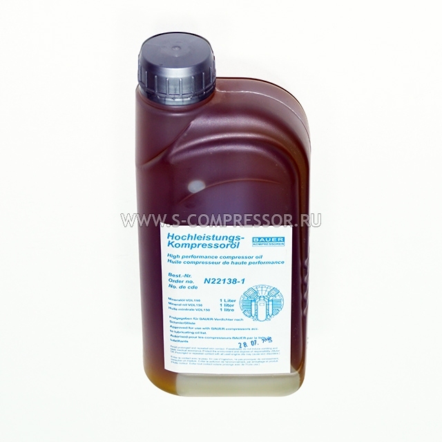 Bauer N22138 1 литр компрессорное масло 