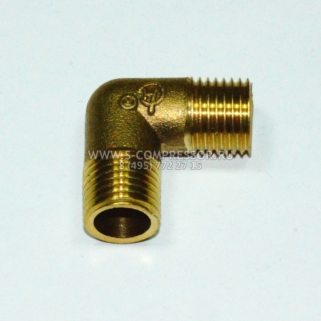 Фитинг-уголок 1255/2 M1/4″-M1/4″ Фитинг-уголок 1255/2 M1/4″-M1/4″