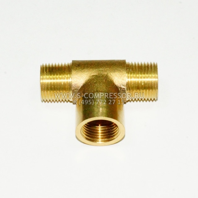 Фитинг-тройник 1257/3 M3/8″-M3/8″ Фитинг-тройник 1257/3 M3/8″-M3/8″