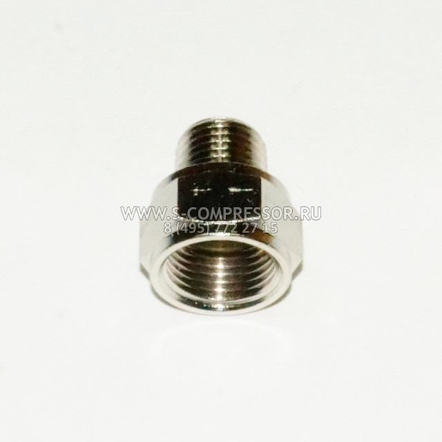 Camozzi 2520 фитинг переход M1/4″-F3/8″ Camozzi 2520 фитинг переход M1/4″-F3/8″