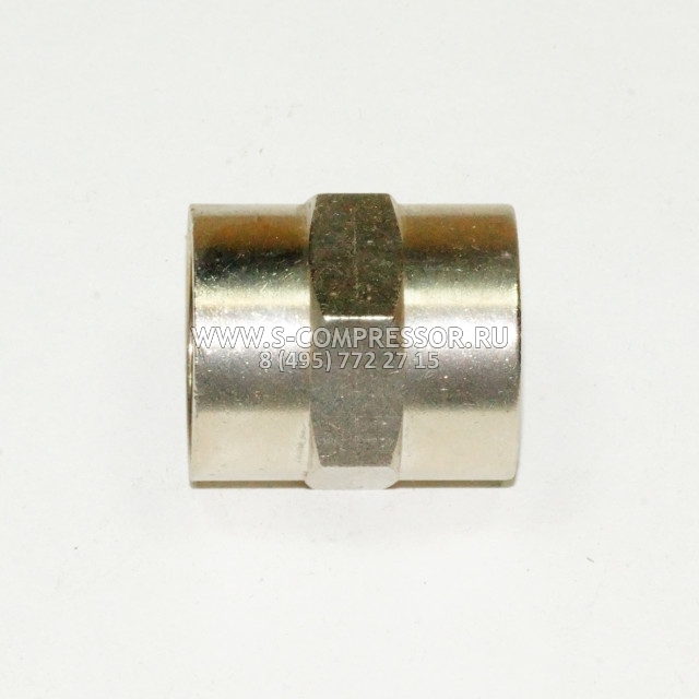 Camozzi Фитинг прямой 2543 F1/2″-F1/2″ Camozzi Фитинг прямой 2543 F1/2″-F1/2″
