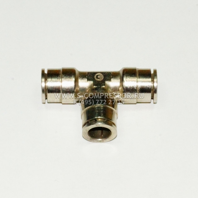 Camozzi 6540 фитинг тройник под трубку 10мм Camozzi 6540 фитинг тройник под трубку 10мм