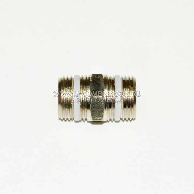 Camozzi Фитинг прямой S2500 M3/8″-M3/8″ Camozzi Фитинг прямой S2500 M3/8″-M3/8″