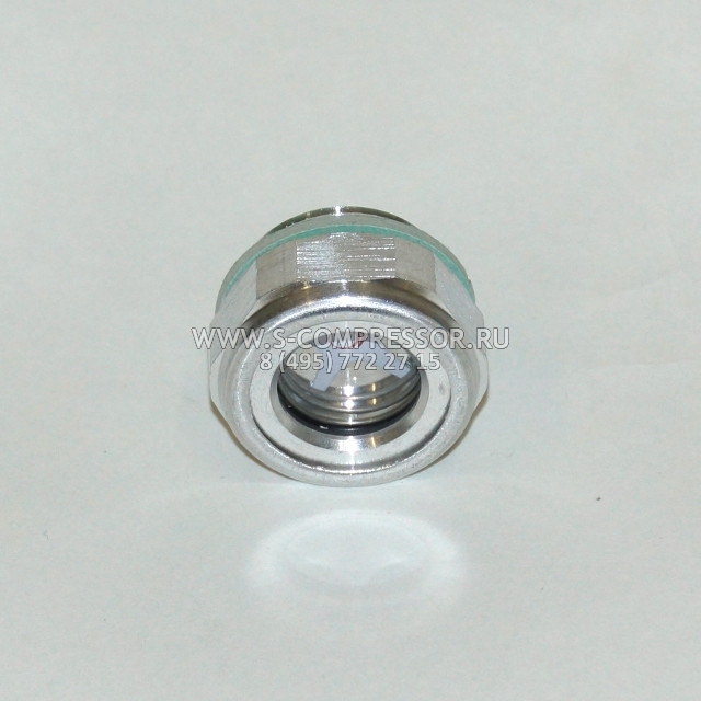 Глазок уровня масла 1/2″ 20 бар для винтового компрессора Глазок уровня масла 1/2″ 20 бар для винтового компрессора