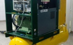 Установка и первый пуск винтового компрессора со встроенным осушителем Ekomak DMD 300 CRD