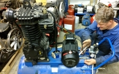 Установка двигателя на компрессор Бежецкого АСО С415М