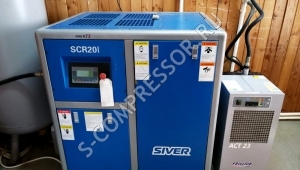 Ремонт и проведение технического обслуживания компрессора Siver SCR 20I