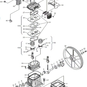 AB 360 прокладка картера верхняя (9100270180, 1129102565)