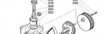 Деталировка поршневого компрессора Fubag OL 195