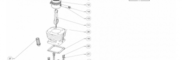 Деталировка поршневого блока Remeza LH 20