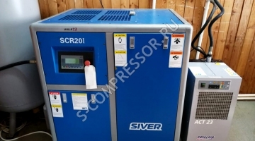 Проведение технического обслуживания компрессора Siver SCR 20I