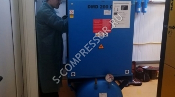 Ремонт компрессора Ekomak DMD 200 CR и замена радиатора